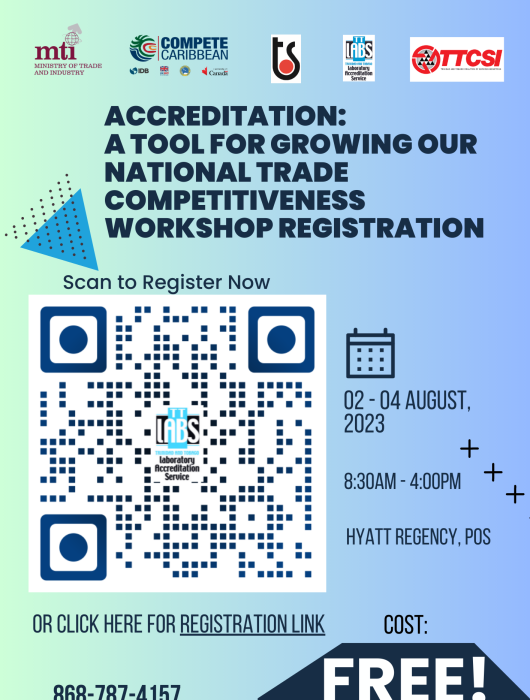 ACCREDITATION: A TOOL FOR GROWING OURNATIONAL TRADE COMPETITIVENESS WORKSHOP REGISTRATION