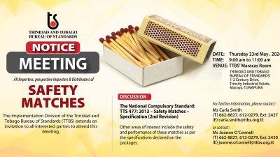 Notice: Safety Matches Meeting