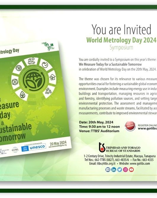 World Metrology Day 2024 Symposium – WE MEASURE TODAY FOR A SUSTAINABLE TOMORROW