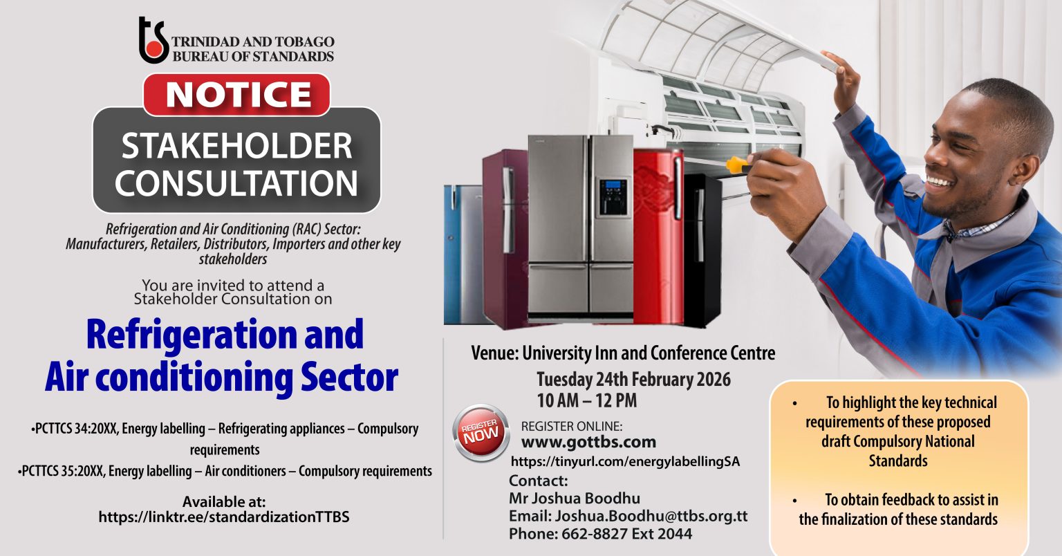 Refrigeration and Air Conditioning Sector Stakeholder Consultation – TTBS