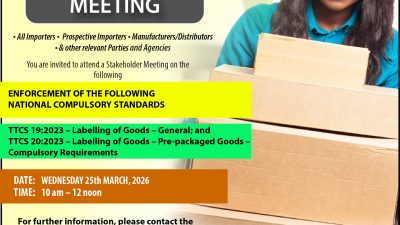 Stakeholder Meeting: Labelling Of Goods