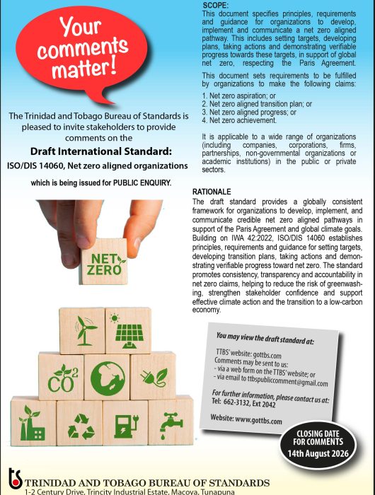 For Public Enquiry: Draft International Standard for Net Zero Aligned Organizations